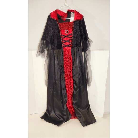 Spirit Other - Count Dracula Vampire Gothic Victorian Vampira  Child Costume Size Medium 8/10